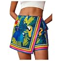 SweatyRocks Women39s Boho Mini Skirts Floral Shorts