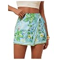 SweatyRocks Women39s Boho Mini Skirts Floral Shorts