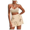 SweatyRocks Women39s Boho Mini Skirts Floral Shorts