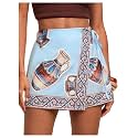 SweatyRocks Women39s Boho Mini Skirts Floral Shorts