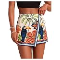SweatyRocks Women39s Boho Mini Skirts Floral Shorts