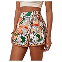 SweatyRocks Women39s Boho Mini Skirts Floral Shorts