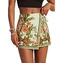 SweatyRocks Women39s Boho Mini Skirts Floral Shorts