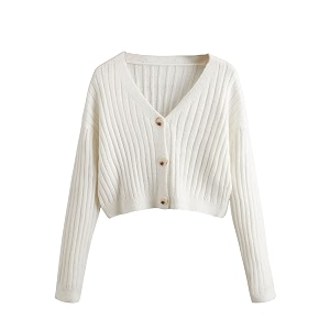 SweatyRocks Womens Long Sleeve Button Front V