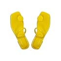 SweatyRocks Women39s PU Leather Open Square Toe