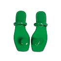 SweatyRocks Women39s PU Leather Open Square Toe