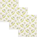 SWEDEdishcloths 3 PK (Olive Collage) All-Purpose Swedish Dishcloth for Cleaning