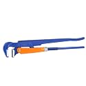 WADFOW Swedish Pattern Type A pipe Wrench: Size 2" with 67 mm Max Jaw Opening, 15 inch x 90 Degree Angle Corner Pipework, Red Lacquered Finish