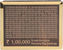 Sweese 4mm Ply Wooden Money Saving Box|Counting target money box|100000 saving Box Coin Bank