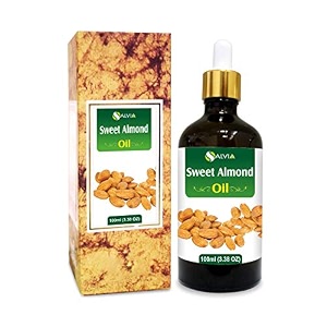 salvia sweet almond oil prunus amygdalus dulcis carrier oil for skin hair amp massage  lightweight botanical oil for diy skincare amp body care  100 ml  338 fl oz