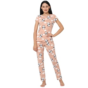 Sweet Dreams Womens Brush Hearts Pajama Set