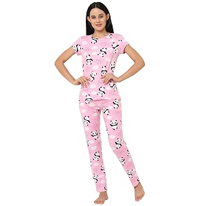 Sweet Dreams Womens Brush Hearts Pajama Set