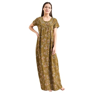 Sweet Dreams Womens Cotton Maxi Casual Regular