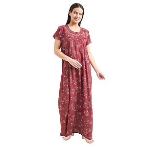 Sweet Dreams Womens Cotton Maxi Casual Regular