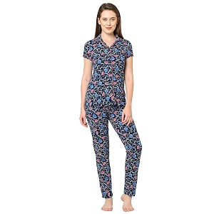 Sweet Dreams Women Half Sleeve Cotton Printed