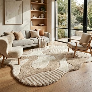 SWEET HOMES Carpet for Hallway Irregular Handwoven