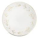 Sweet Water Decor Jewelry Dish, Ceramic Trinket Tray with Gold Foil Leaf Design, 3” Ring Holder for Earrings and Small Keepsakes, Elegant Gift for Bridesmaids, Weddings, Anniversaries, Birthdays