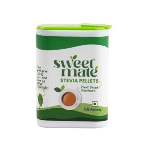sweetmate stevia tablets 50 tabs pack 1 - 50 servingspack  plant based 100 natural sweetener  sugar free  diabetic friendly  zero calorie  vegan amp keto friendly  tastes just like sugar