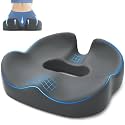 SweetSlubr Large Donut Pillow Seat Cushion, Lifting Cushions (Grey)