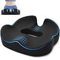 SweetSlubr Large Donut Pillow Seat Cushion, Lifting Cushions (Black)