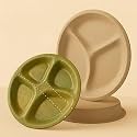 SWHF Disposable Plates 11.25 Inch 3CP Sectional