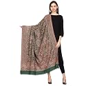 SWI STYLISH Women's Kashmiri Jamawar Inspired Shawl – Warm Silky Soft Polyester Winter Wrap (100x200 cm) Large Designer Shawl for Ladies