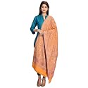 SWI STYLISH Women's Kashmiri Jamawar Inspired Shawl – Warm Silky Soft Polyester Winter Wrap (100x200 cm) Large Designer Shawl for Ladies