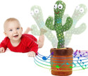 SWIDHAR Dancing Cactus Toy, Talking Repeat Singing Sunny Cactus Toy 120 Pcs Songs for Baby 15S Record Your Sound, Sing, Repeat,Dancing, Recording, LED