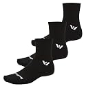 Swiftwick- ASPIRE (3 Pairs) Quarter Crew Cycling &amp; Trail Running Socks, Compression Fit