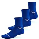 Swiftwick- ASPIRE (3 Pairs) Quarter Crew Cycling &amp; Trail Running Socks, Compression Fit
