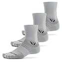 Swiftwick- ASPIRE (3 Pairs) Quarter Crew Cycling &amp; Trail Running Socks, Compression Fit