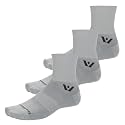 Swiftwick- ASPIRE (3 Pairs) Quarter Crew Cycling &amp; Trail Running Socks, Compression Fit