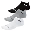 Swiftwick- ASPIRE No-Show 3-Pack Running &amp; Cycling Socks, Compression Fit