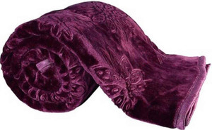 swikon star floral double mink blanket for  heavy winter