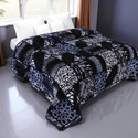 Swikon star Floral Double Mink Blanket for  Heavy Winter