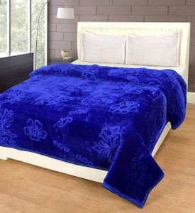 swikon star floral single mink blanket for  heavy winter