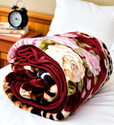 Swikon star Floral Single Mink Blanket for