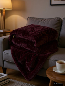 swikon star self design double woollen blanket for  heavy winter