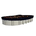 In The Swim 12' x 24' Oval Leaf Net Cover for Above Ground Swimming Pools