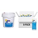 In The Swim Chlorine and Shock Bundle for Sanitizing Swimming Pools – Includes 10 Pound Bucket of 3 Inch Stabilized Chlorine Tablets and 6 x 1 Pound Bags of 68% Cal-Hypo Pool Shock