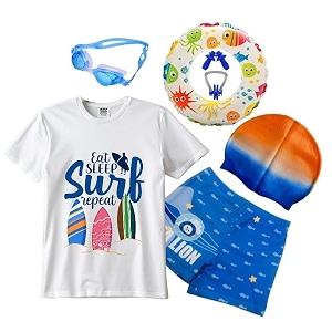 Swimming Costume for Kids Boys Style-P15 Assorted