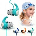 Swimming Ear Plugs for Adults Kids with Lanyard, 3 Pairs Swim Earplugs