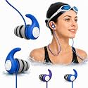 Swimming Ear Plugs for Adults Kids with Lanyard, 2 Pairs Swim Earplugs