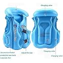 I K IMPEX Swimming Pool Jacket Swimming Inflatable Jacket for Kids Learn Inflatable Swim Vest Safety Jacket Life Saving Guard for Kids(3-8 Year) (Multicolour)(Swimming Jacket)