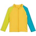SwimZip UPF 50+ Rash Guard, Long Sleeve Swim Shirt for Boys and Girls