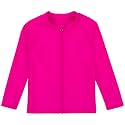 SwimZip UPF 50+ Rash Guard, Long Sleeve Swim Shirt for Boys and Girls