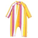 SwimZip UPF50+ Girls' Long Sleeve One Piece Swimsuit, Kids Bathing Suit