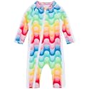 SwimZip UPF50+ Girls' Long Sleeve One Piece Swimsuit, Kids Bathing Suit