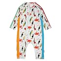 SwimZip UPF50+ Girls' Long Sleeve One Piece Swimsuit, Kids Bathing Suit