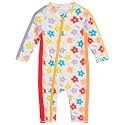 SwimZip UPF50+ Girls' Long Sleeve One Piece Swimsuit, Kids Bathing Suit